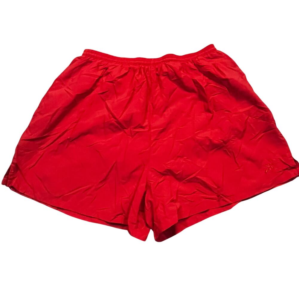 Brooks Women’s XL Athletic Running Shorts Red Elastic Waist Workout Gym